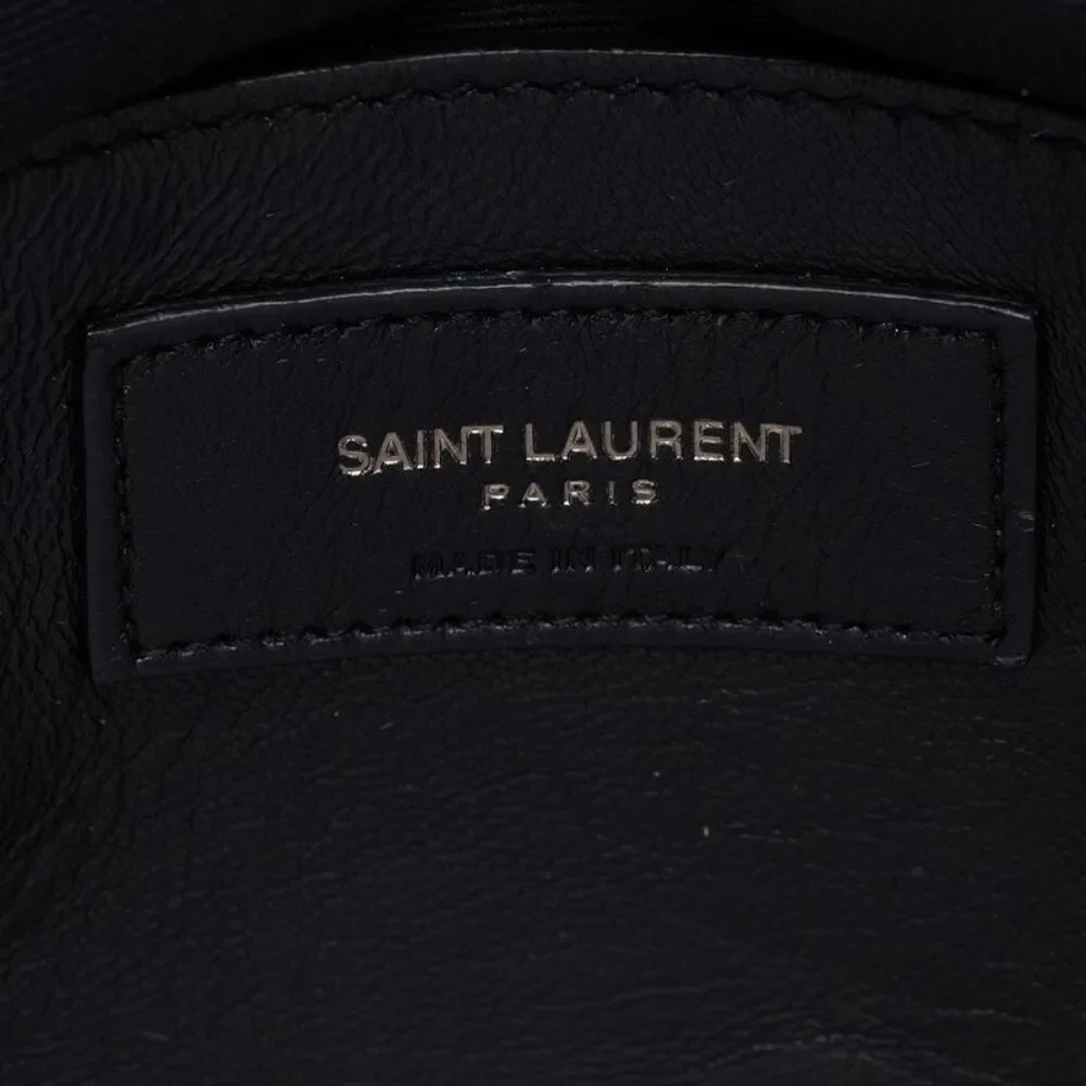 Saint Laurent Matelasse Calfskin Monogram College Large Shoulder Bag